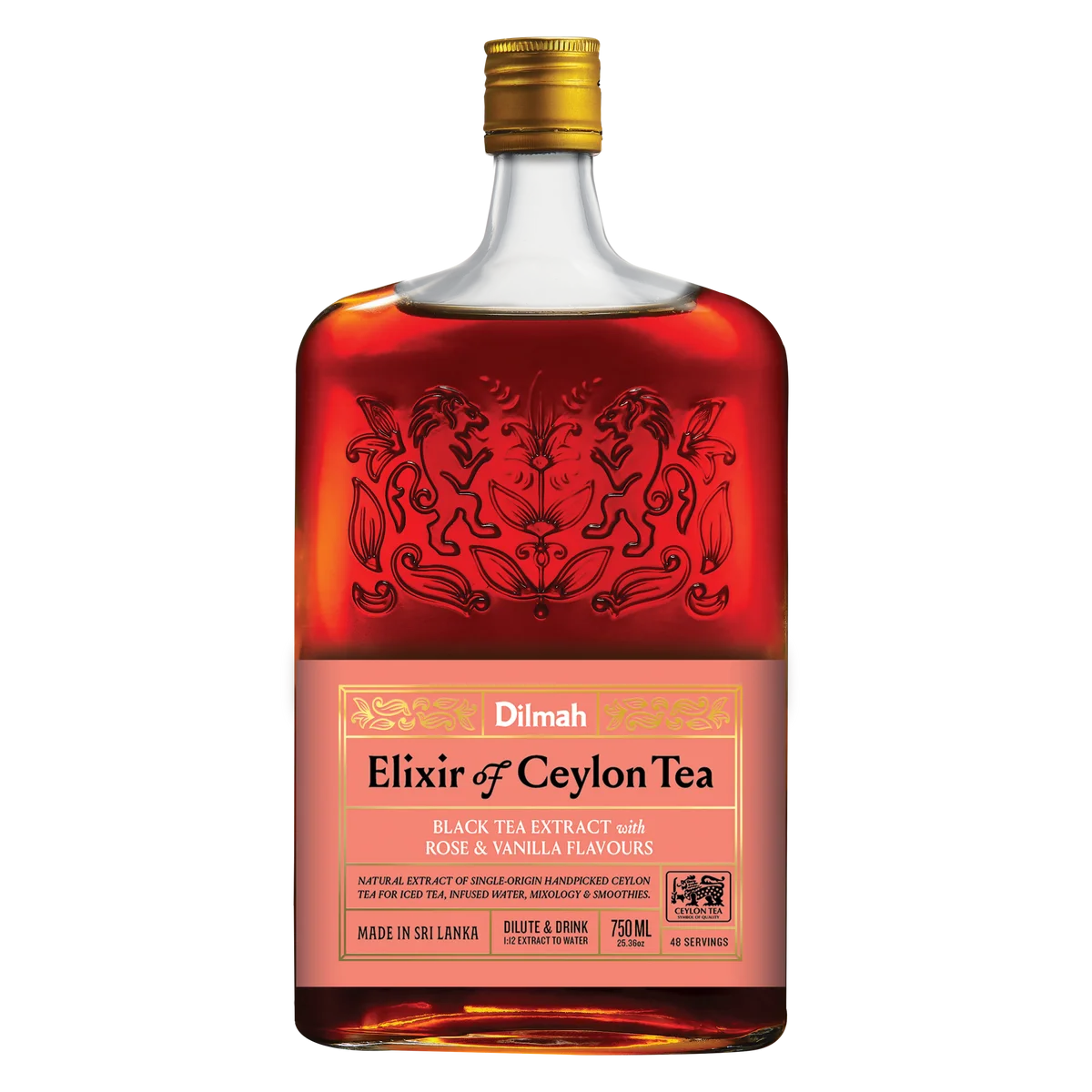 Dilmah Elixir of Ceylon Black Tea with Rose & Vanilla Flavour