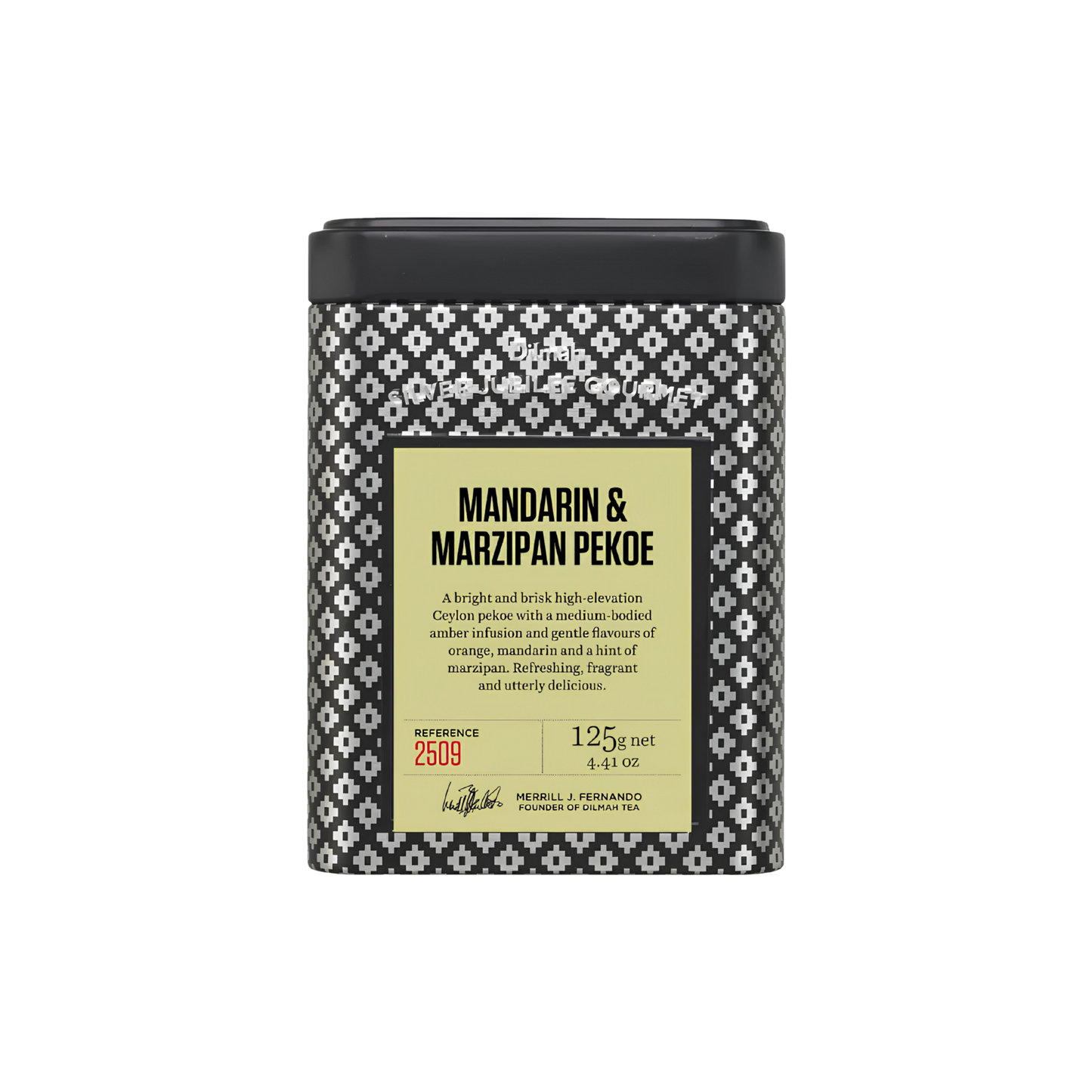 Dilmah Silver Jubilee Mandarin Tea Pekoe 125g Leaf Tea