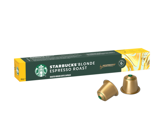 Starbucks Blonde Espresso Roast
by Nespresso